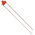 Kingbright2.5 V Red LED 1.8 mm Through Hole, L-4060ID