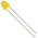 Kingbright2.5 V Yellow LED 5mm Through Hole, L-63YD