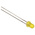 Kingbright2.5 V Yellow LED 3mm Through Hole, L-7104LYD