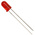Kingbright2.5 V Red LED 5mm Through Hole, L-7113LID