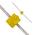 Broadcom2 V Yellow LED Subminiature Through Hole, HLMP-6400