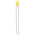 Vishay2.9 V Yellow LED 3mm Through Hole, TLLY4400