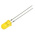 Vishay3 V Yellow LED 5mm Through Hole, TLHY5400