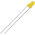 Wurth Elektronik2.4 V Yellow LED 3mm Through Hole, WL-TMRC 151031YS06000