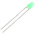 Vishay3 V Green LED 3mm Through Hole, TLHG4605