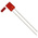 Kingbright2.5 V Red LED Rectangular Through Hole, L-103IDT