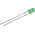 Kingbright2.5 V Green LED 4 mm Through Hole, L-43GD