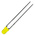 Kingbright2.5 V Yellow LED 3mm Through Hole, L-937YYD