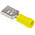 JST, FVD Yellow Insulated Spade Connector, 11 x 1.1mm Tab Size, 2.6mm² to 6.6mm²
