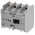 Allen Bradley Auxiliary Contact Block, 4 Contact, 2NC + 2NO, Snap-On