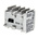 Allen Bradley Auxiliary Contact Block, 4 Contact, 2NC + 2NO, Snap-On