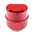 Klaxon PSS Series Red Sounder Beacon, 110 → 230 V ac, IP65, Base Mount, 102dB at 1 Metre