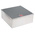 RS PRO 304 Stainless Steel Satin Adaptable Enclosure Box, 0 Knockouts 220mm x 220 mm x 85mm