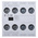 Eaton Auxiliary Contact, 4 Contact, 2NC + 2NO, Front Mount