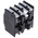 Eaton Auxiliary Contact, 4 Contact, 1NC + 3NO, Front Mount