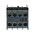 Siemens Auxiliary Contact, 4 Contact, 2NC + 2NO, Snap-On, Sirius Innovation