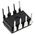 Broadcom, HCPL-3760-000E AC/DC Input, Input Darlington Output Optocoupler, Through Hole, 8-Pin PDIP