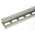 RS PRO Steel Perforated DIN Rail, G Compatible, 1m x 32mm x 15mm