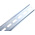 RS PRO Steel Perforated DIN Rail, Top Hat Compatible, 500mm x 35mm x 7.5mm