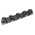RS PRO Steel, Thermoplastic Cable Management Panel for Use with 19-Inch Rack