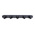 RS PRO PC, Steel Cable Management Panel for Use with 19 in 1 U Rack Mount, 44 x 483 x 64mm