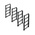 Rittal Steel Cable Support for Use with Cable Bundle