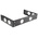 RS PRO Black 2U 19-Inch Wall Cabinet , 114 x 502 x 300mm