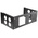 RS PRO Black 4U 19-Inch Wall Cabinet , 292.70 x 500 x 300mm