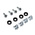 RS PRO Steel Cable Entry Panel for Use with 1U Rack Unit, 483 mm x 10 mm x 1 Uin