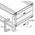 nVent SCHROFF Front Handle, 102 x 40 x 12.2mm