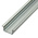 RS PRO Steel Unperforated DIN Rail, Deep Top Hat Compatible, 2m x 35mm x 15mm