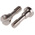 RS PRO Slotted Screw for use with KM6 Panel M2.5 x , 100 Pack