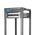 StarTech.com Black 42U Steel Server Rack , with 4-Post Frame