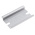 Fibox Steel Unperforated DIN Rail, Top Hat Compatible, 50mm x 35mm x 7.5mm
