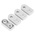 RS PRO, 8mm H, 20mm W, 40mm L for Use with Hermetic Enclosures