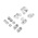 RS PRO Polycarbonate Hinge for Use with Hermetic Enclosure, 29 x 20 x 19.2mm