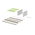 Bopla Interzoll Series 3U Aluminium Subrack, 84HP, 218mm Depth