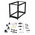 StarTech.com Black 15U Steel Server Rack , with 4-Post Frame