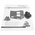 StarTech.com Black 8U Steel Server Rack , with 2-Post Frame