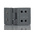 RS PRO Aluminium Concealed Hinge, Screw Fixing 30mm x 41mm x 17mm