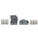 RS PRO Aluminium Concealed Hinge, Screw Fixing 30mm x 41mm x 17mm