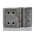 RS PRO Stainless Steel Concealed Hinge, Screw Fixing 30mm x 41mm x 17mm