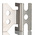 Rose Stainless Steel External Mounting Bracket for Use with Stainless Steel Enclosures, 59 x 54 x 2mm