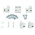 Fibox Polycarbonate Hinge for Use with Solid Enclosure