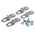 RS PRO Steel Wall Bracket