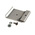 Hammond 1427 Series Aluminium DIN Rail Clip for Use with 35 mm DIN Rail, 42 x 8 x 51.36mm