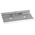 Hammond 1427 Series Aluminium DIN Rail Clip for Use with 35 mm DIN Rail, 100 x 51 x 8mm