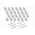 Hammond 1557 Series ABS Plastic Feet for Use with 1557 Series Enclosure