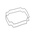 Hammond 1557 Series Polycarbonate Gasket for Use with 1557 Series