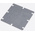 Fibox Steel Mounting Plate, 1.5mm H, 98mm W, 98mm L for Use with MNX Series